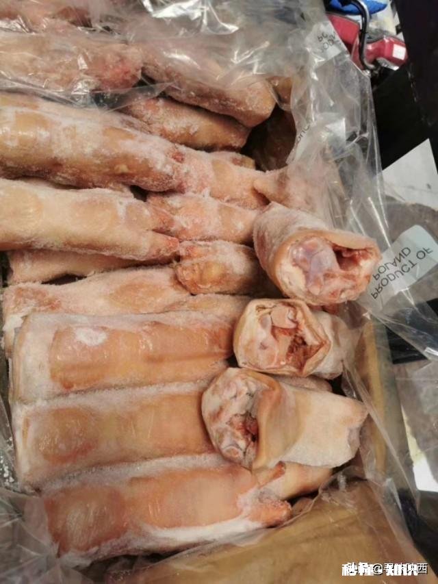 冷冻后如何区分进口猪蹄与国产猪蹄