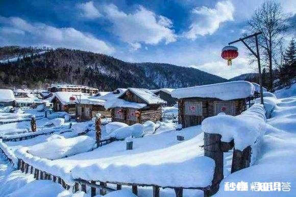 漠河现在温度怎么样有没有雪，还有什么玩的没