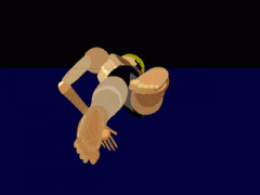 女生游泳能瘦腿嘛