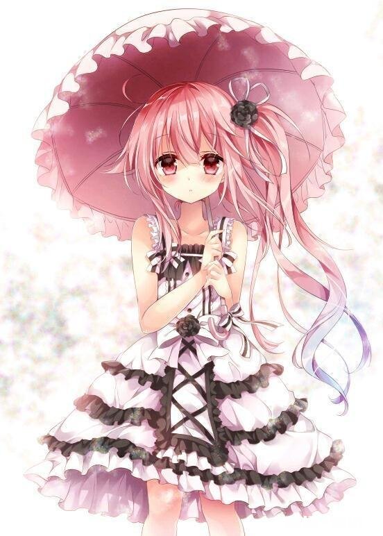 求这样的粉色动漫头像是粉色动漫头像都行