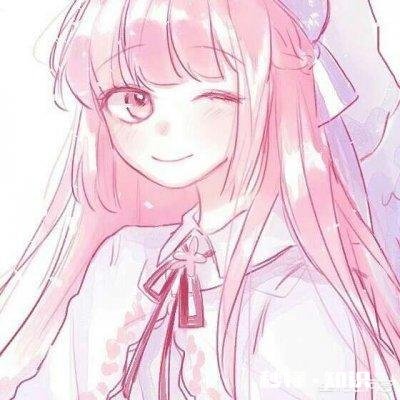 求这样的粉色动漫头像是粉色动漫头像都行