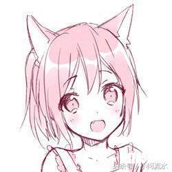 求这样的粉色动漫头像是粉色动漫头像都行