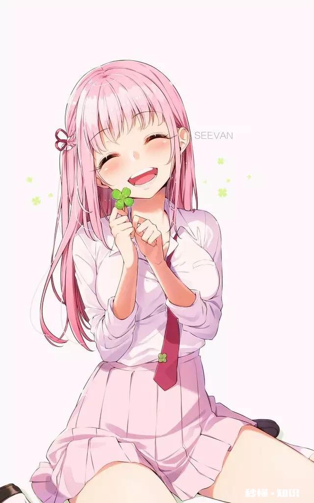 求这样的粉色动漫头像是粉色动漫头像都行