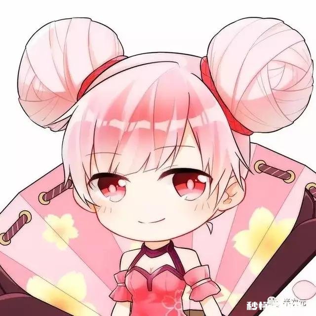 求这样的粉色动漫头像是粉色动漫头像都行