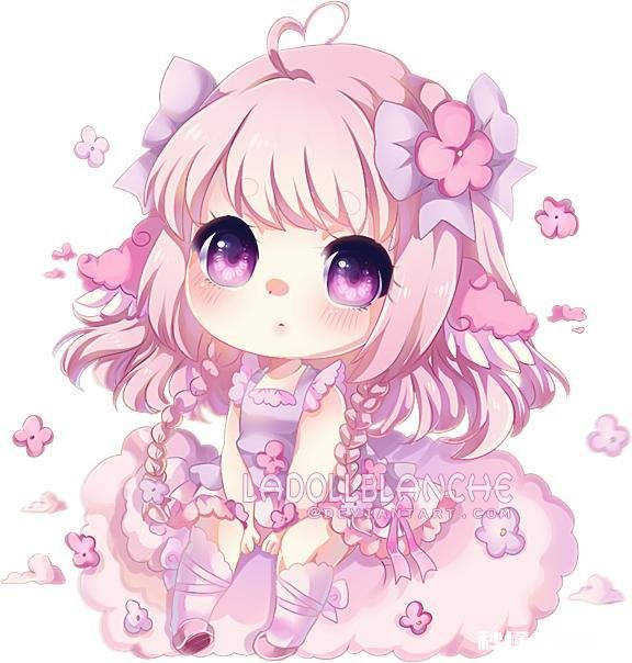 求这样的粉色动漫头像是粉色动漫头像都行