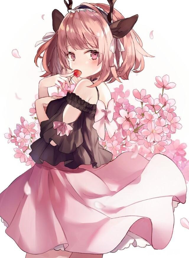 求这样的粉色动漫头像是粉色动漫头像都行
