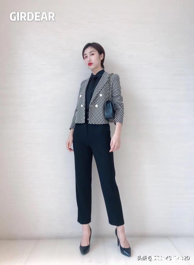 怎么穿OL套装好看