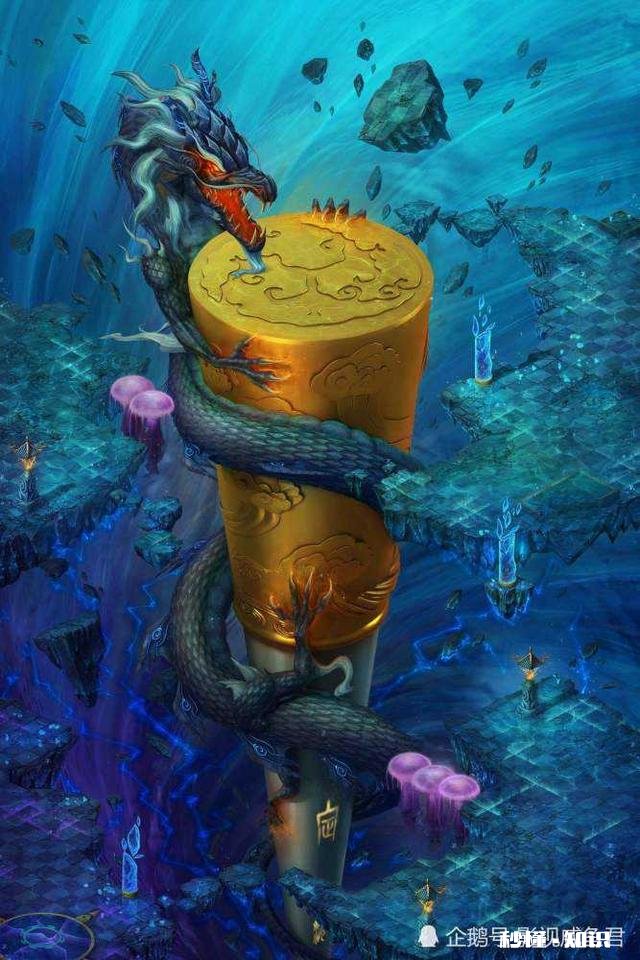 《西游记》中,大禹用金箍棒测量江海浅深,他的力气比孙悟空还大