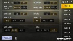 刺激战场国际服中如何设置像和平精英的开火自动开镜