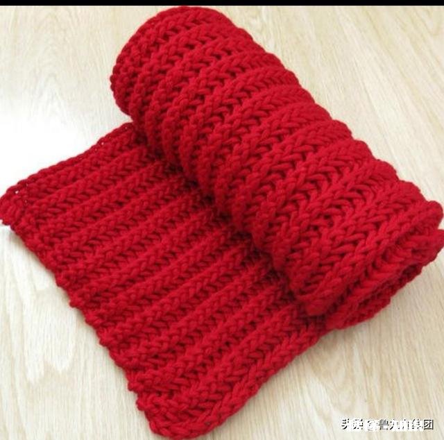 怎么用毛线织围巾