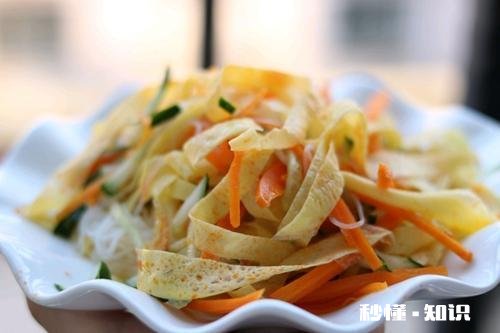 煎蛋皮可以做成什么菜