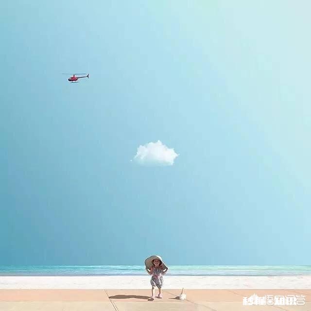 拍女生为什么不能用极简构图呢难道留白就不算是极简构图吗